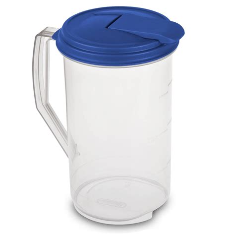 plastic water pitcher with lid|walmart plastic pitchers with lids.